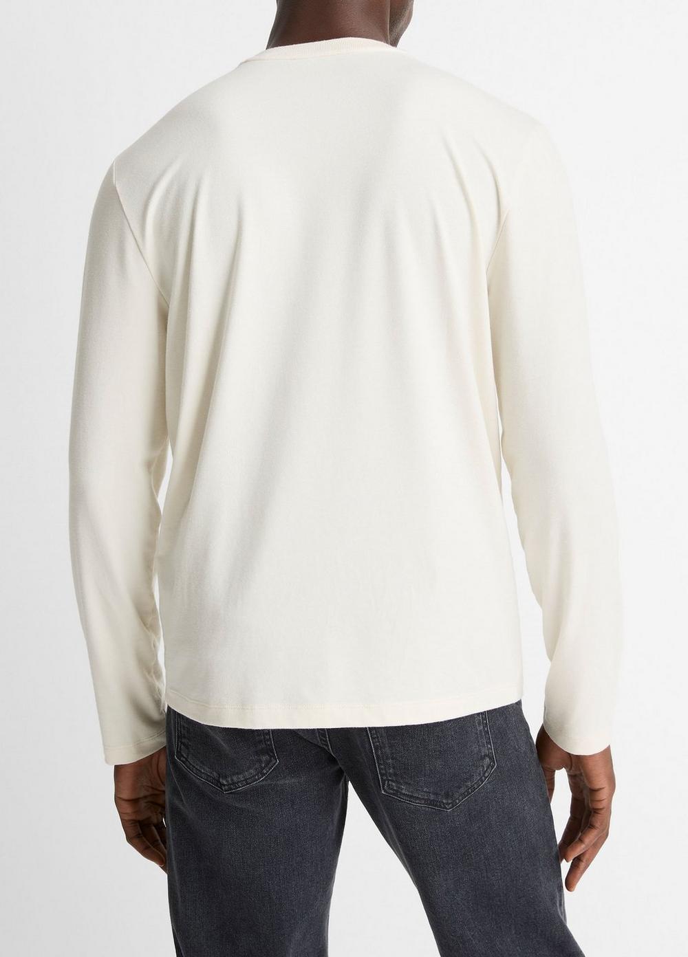 Vince Triblend Jersey Long-Sleeve T-Shirt - Tees & Hoodies