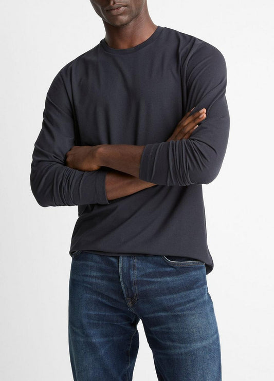 Vince Triblend Jersey Long-Sleeve T-Shirt - Tees & Hoodies