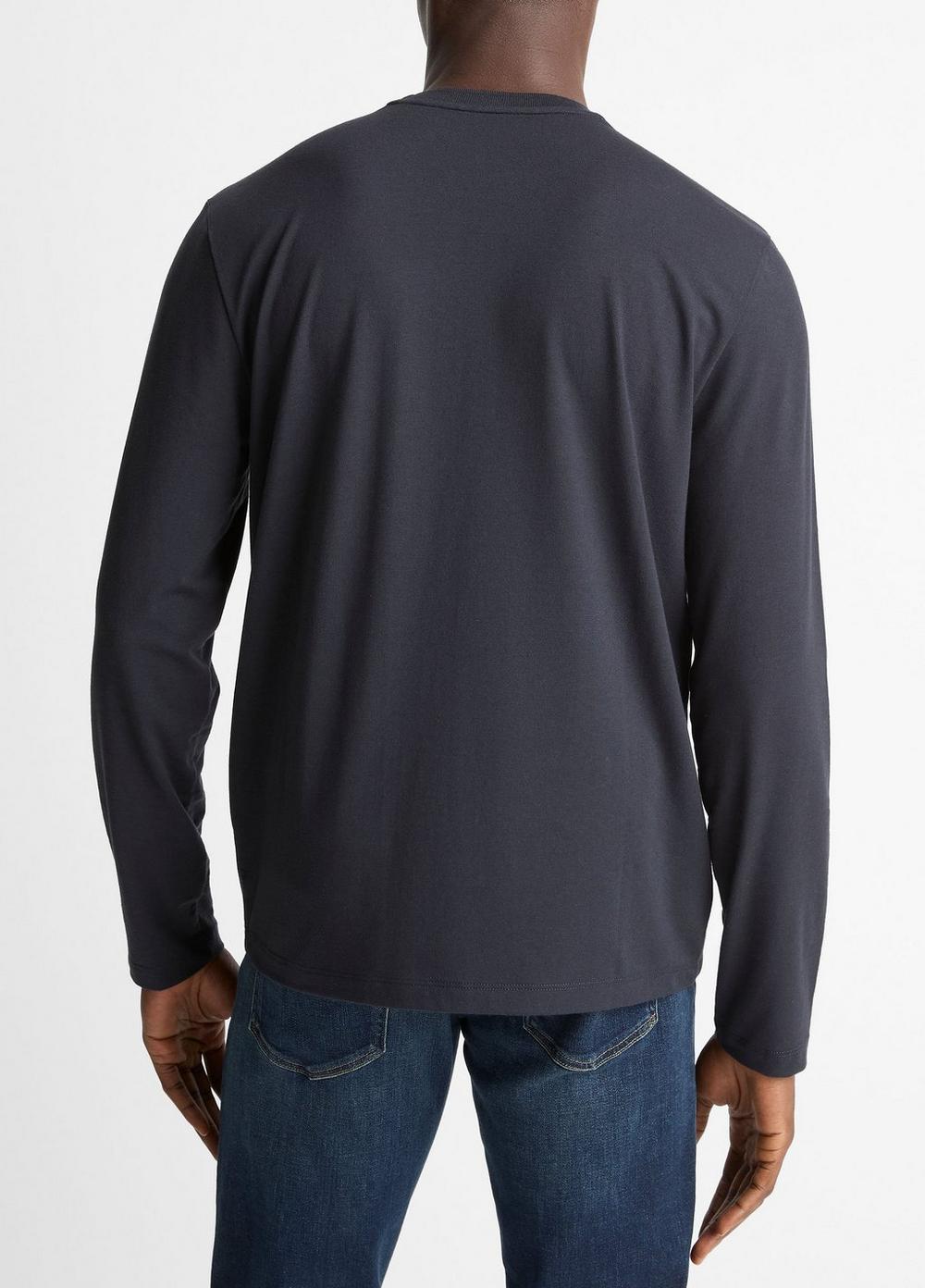 Vince Triblend Jersey Long-Sleeve T-Shirt - Tees & Hoodies