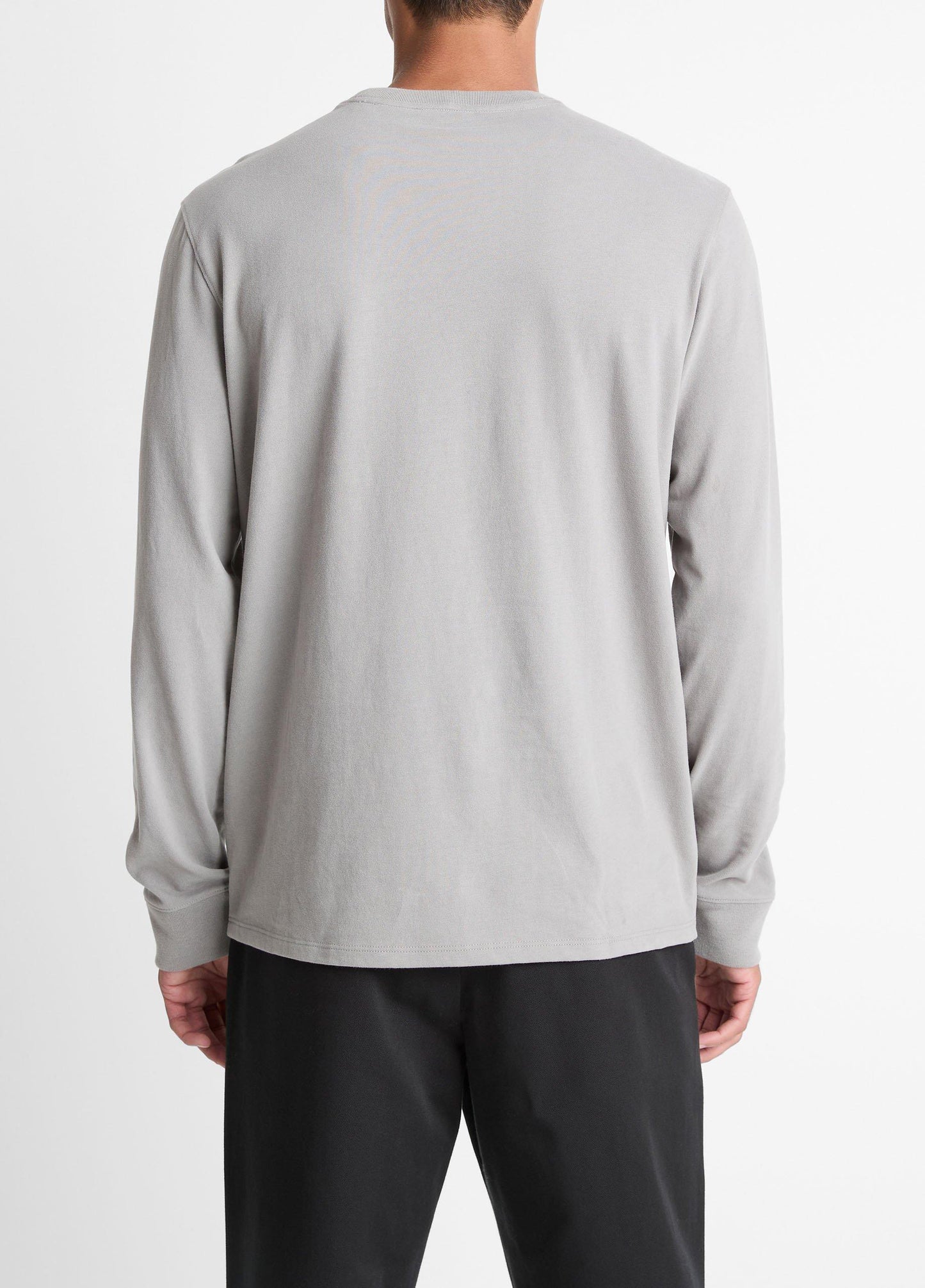 Vince Sueded Jersey Long-Sleeve Pocket T-Shirt - Tees & Hoodies