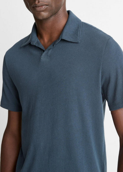 Vince Cotton Johnny-Collar Polo Shirt - Tees & Hoodies