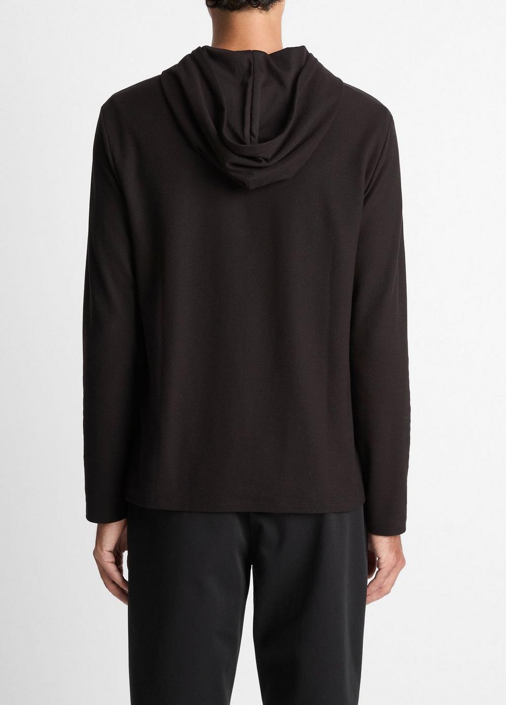 Vince Pima Cotton Piqué Hoodie - Tees & Hoodies