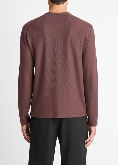 Vince Pima Cotton Piqué Long-Sleeve T-Shirt - Tees & Hoodies
