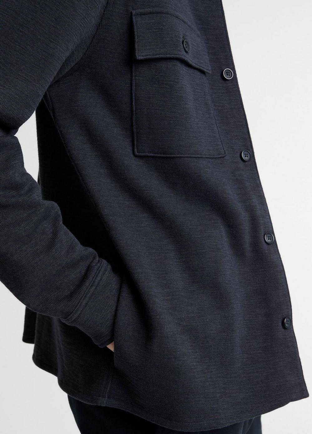 Vince Double-Slub Cotton-Blend Shirt Jacket - Tees & Hoodies