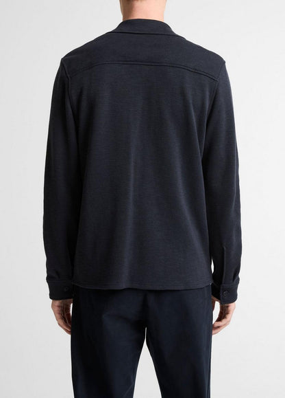 Vince Double-Slub Cotton-Blend Shirt Jacket - Tees & Hoodies