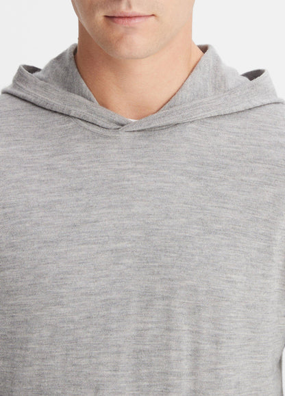Vince Featherweight Wool Cashmere Pullover Hoodie - Sweaters