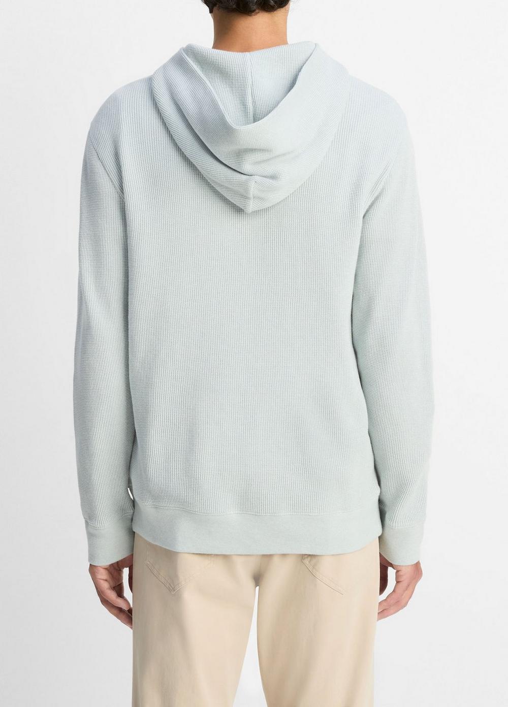 Vince Mouliné Pima Cotton Thermal Hoodie - Tees & Hoodies