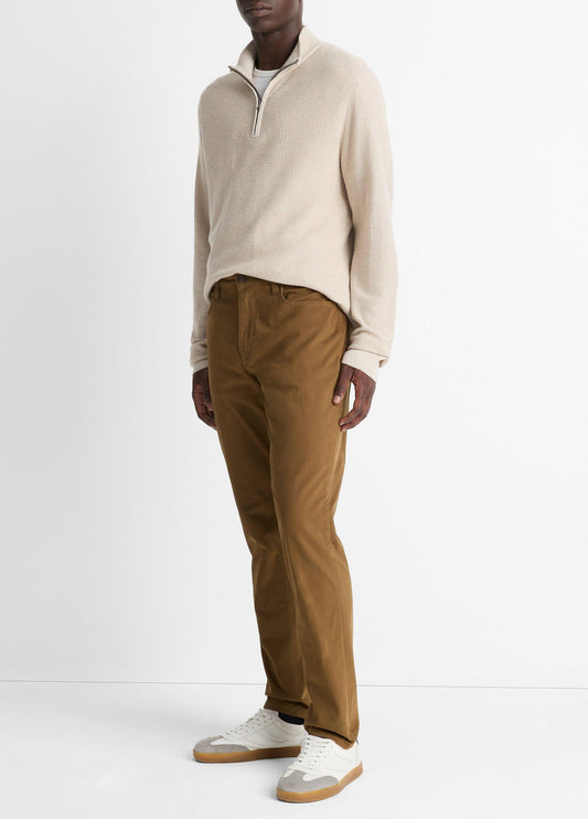 Vince Dylan Slim 5-Pocket Peached Stretch-Cotton Pant - Pants & Shorts