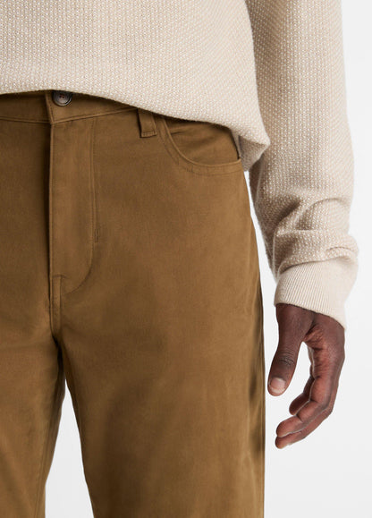 Vince Dylan Slim 5-Pocket Peached Stretch-Cotton Pant - Pants & Shorts