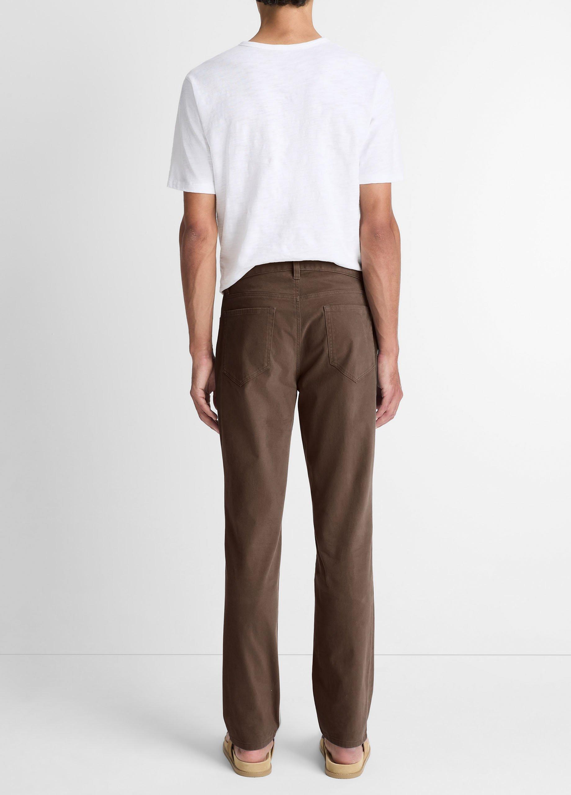 Vince Dylan Slim 5-Pocket Peached Stretch-Cotton Pant - Pants & Shorts