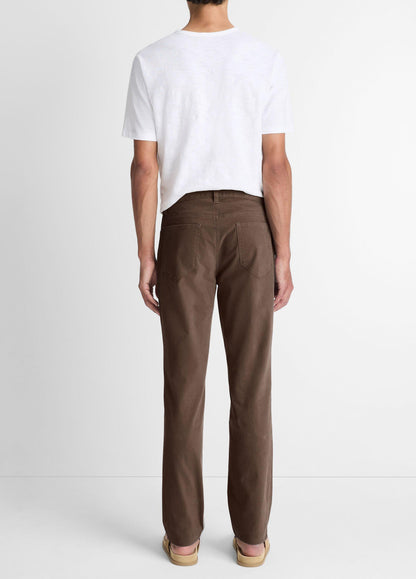 Vince Dylan Slim 5-Pocket Peached Stretch-Cotton Pant - Pants & Shorts