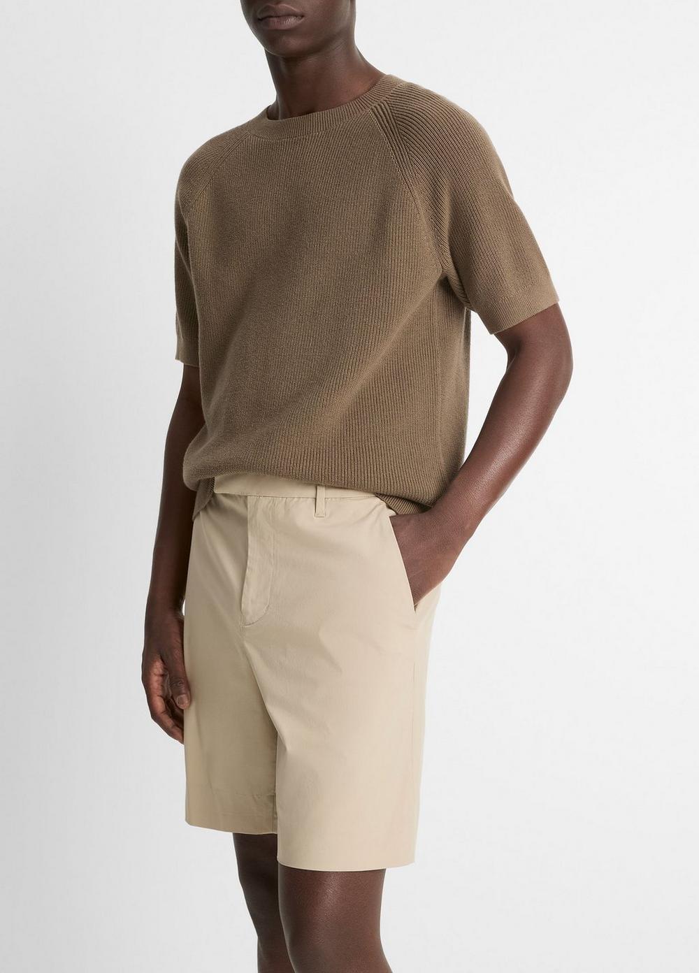 Vince Italian Cotton Extended-Tab Short - Pants & Shorts