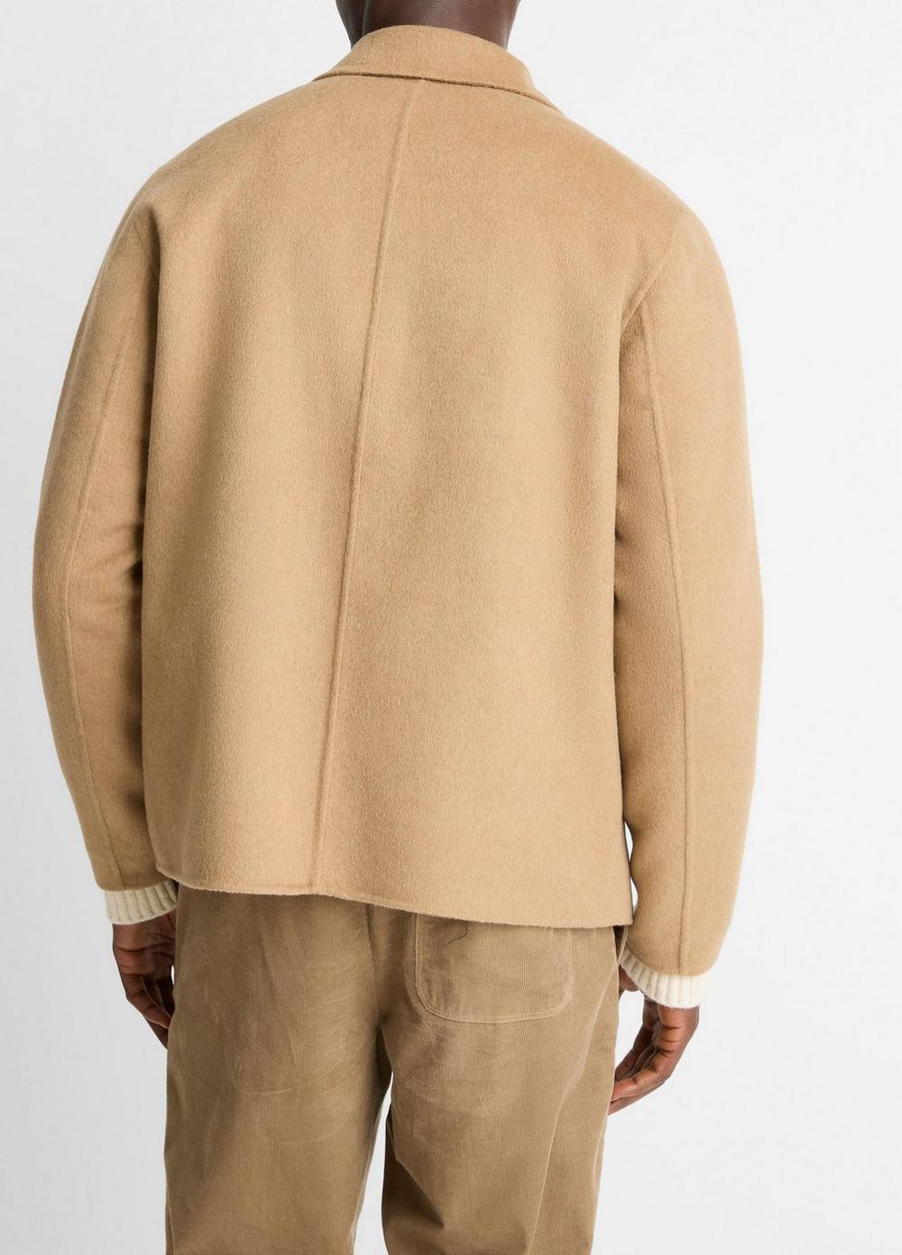 Vince Splittable Wool-Blend Zip-Front Jacket - Jackets & Outerwear