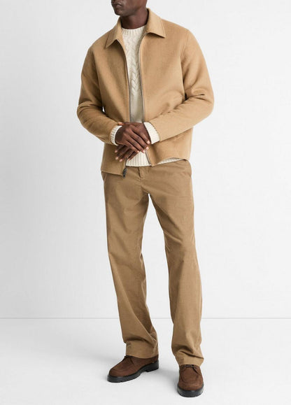 Vince Splittable Wool-Blend Zip-Front Jacket - Jackets & Outerwear