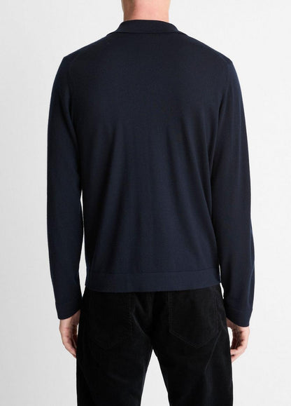 Vince Featherweight Merino Wool-Cashmere Sweater Shirt - Jackets & Outerwear