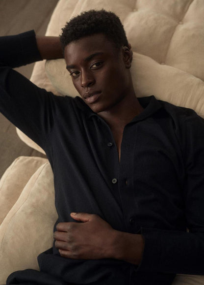 Vince Featherweight Merino Wool-Cashmere Sweater Shirt - Jackets & Outerwear