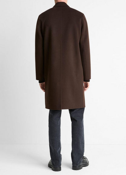 Vince Splittable Wool-Cashmere Single-Breasted Topcoat - Jackets & Outerwear