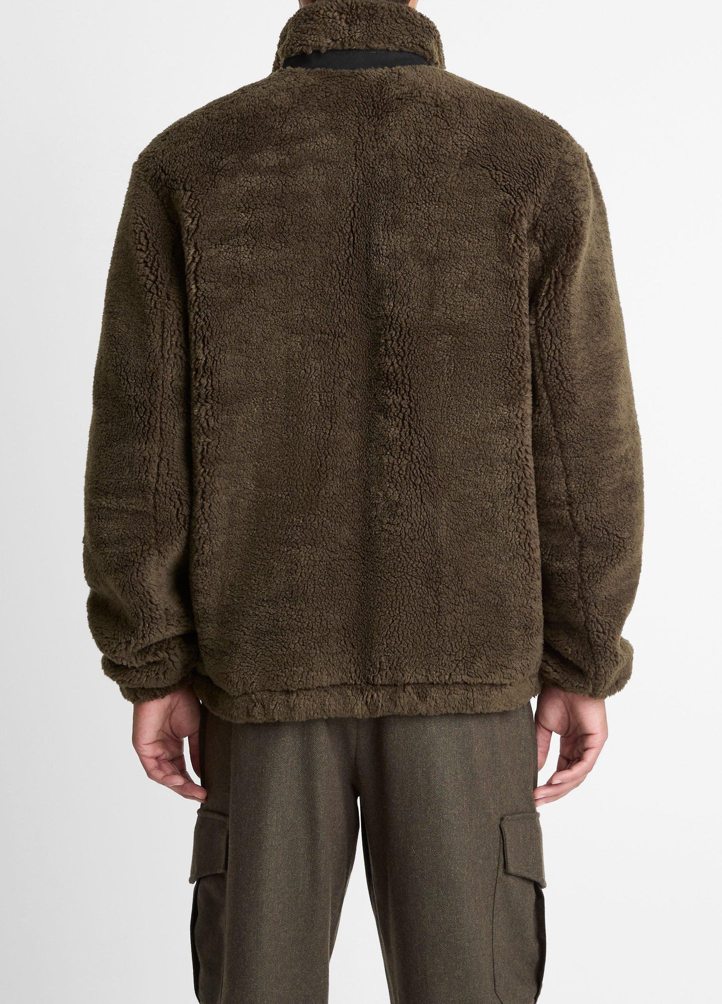 Vince Sherpa Zip Jacket  - Jackets & Outerwear