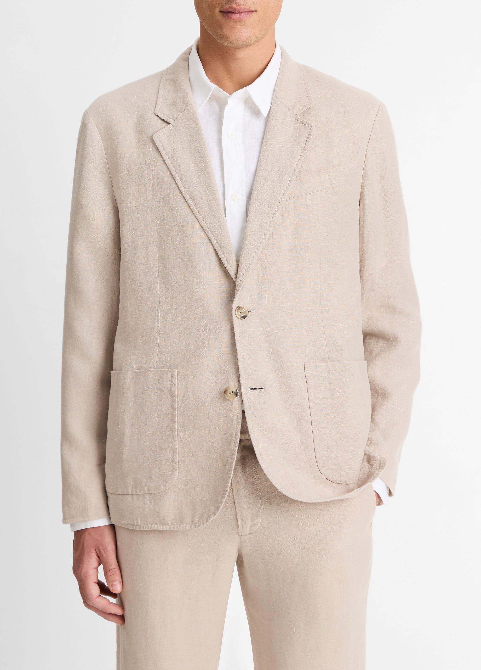 Vince Relaxed Hemp Blazer - Jackets & Outerwear