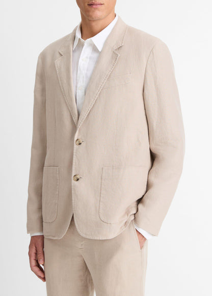 Vince Relaxed Hemp Blazer - Jackets & Outerwear
