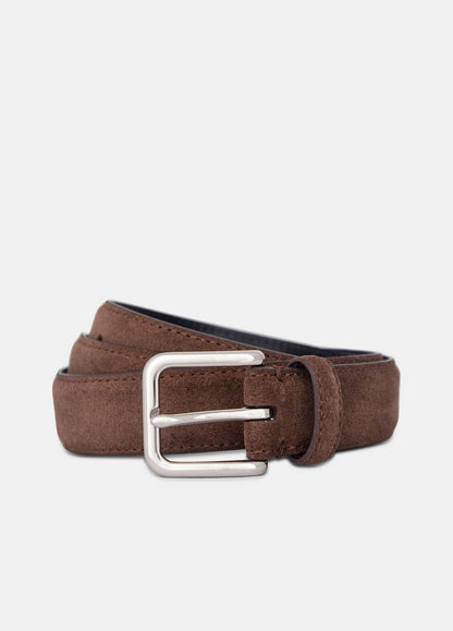 Vince Men's 30mm Stitched Suede Belt - Accessories