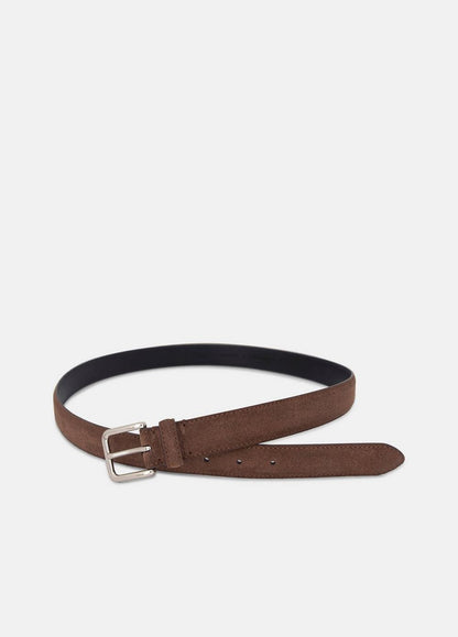 Vince Men's 30mm Stitched Suede Belt - Accessories