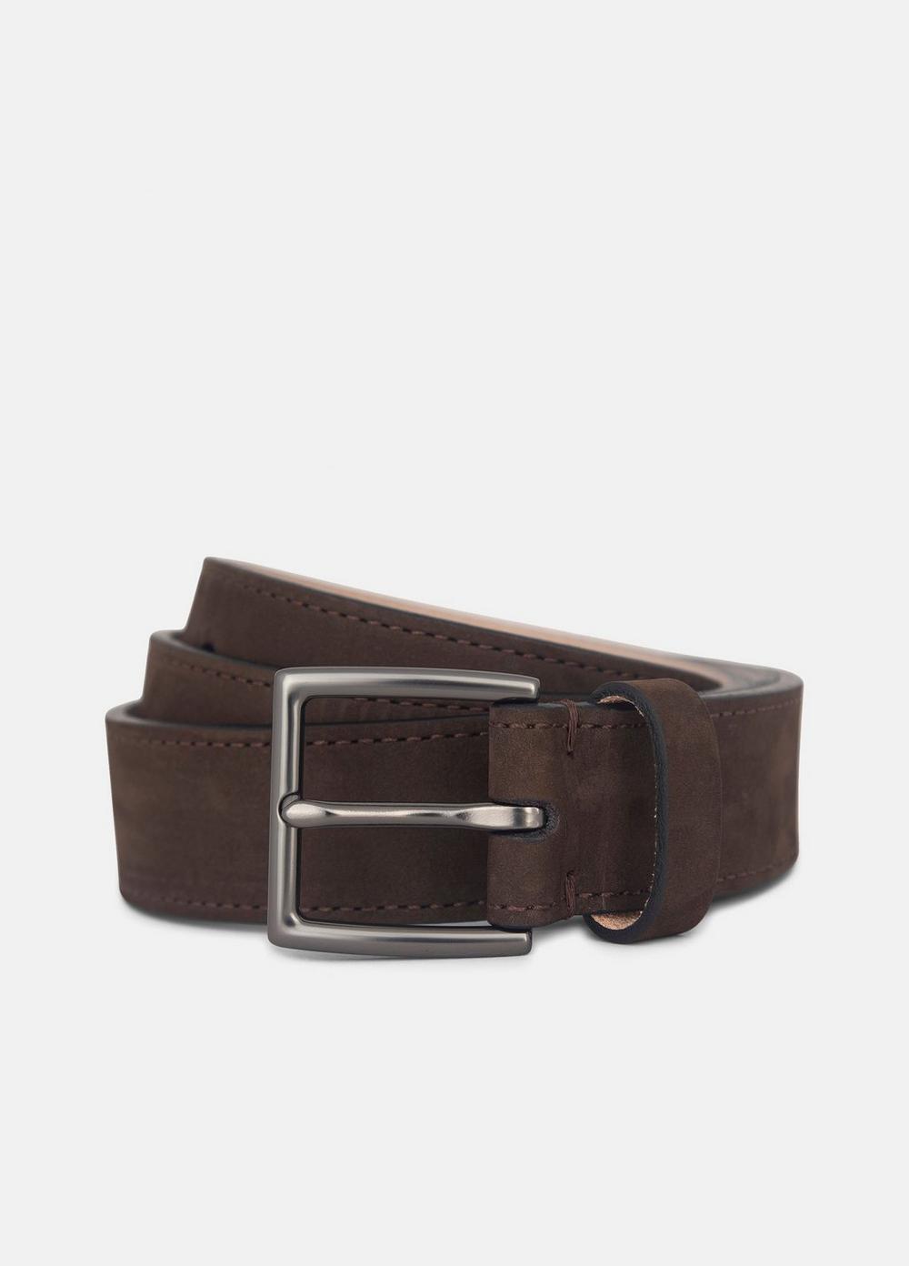 Vince Men's 32mm Nubuck Leather Belt - Accessories