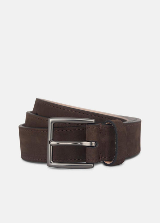 Vince Men's 32mm Nubuck Leather Belt - Accessories