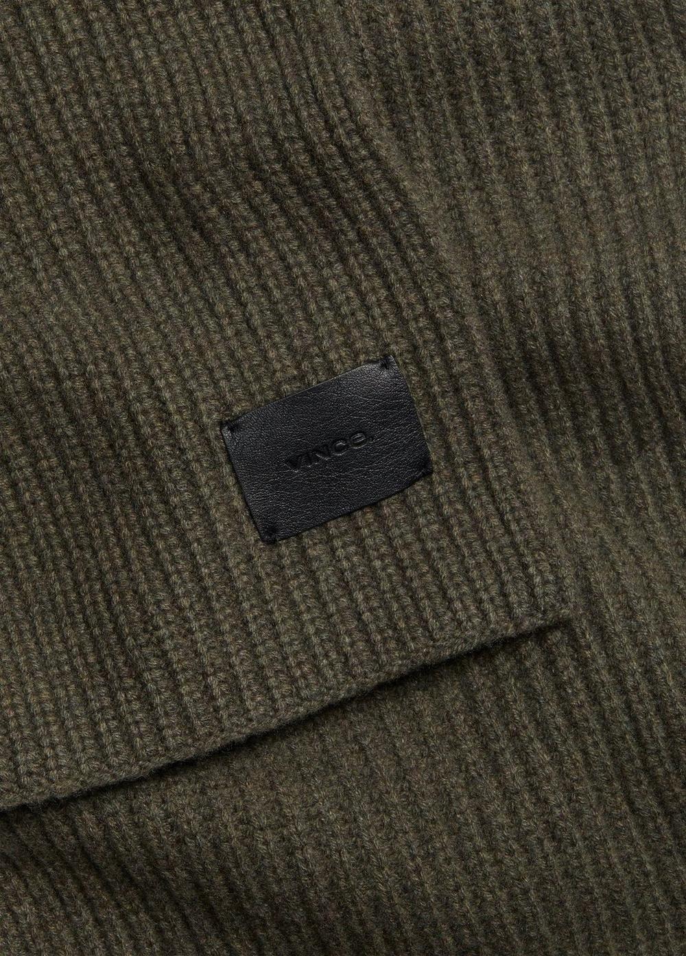 Vince Cashmere Shaker-Stitch Scarf - Accessories