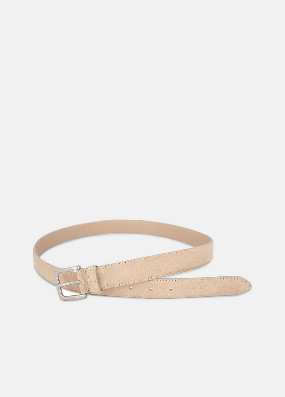 Vince Men's 30mm Stitched Suede Belt - Accessories