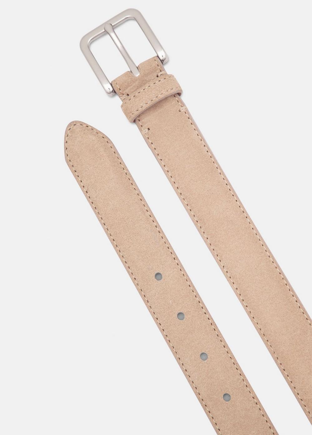 Vince Men's 30mm Stitched Suede Belt - Accessories