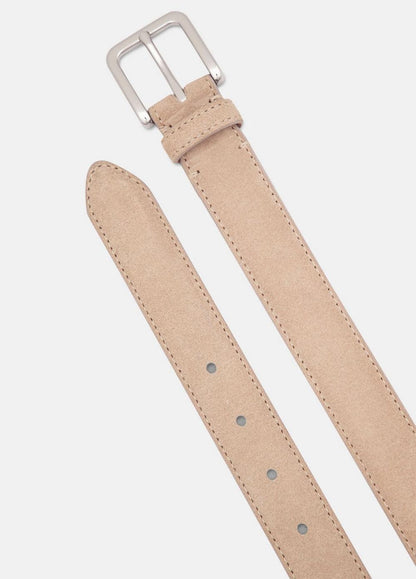 Vince Men's 30mm Stitched Suede Belt - Accessories