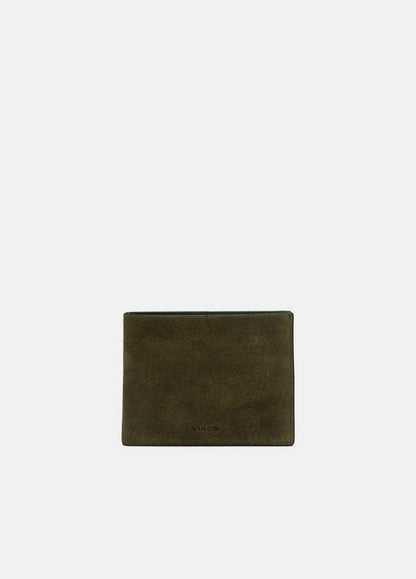 Vince Suede Bifold Wallet - Accessories