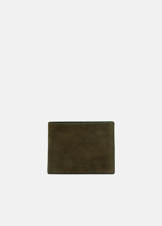 Vince Suede Bifold Wallet - Accessories