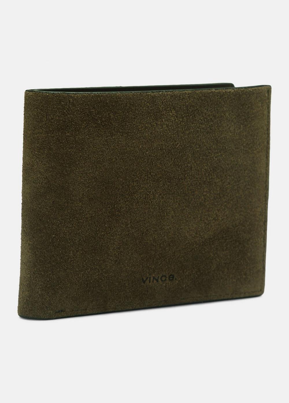 Vince Suede Bifold Wallet - Accessories