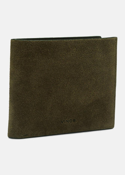 Vince Suede Bifold Wallet - Accessories