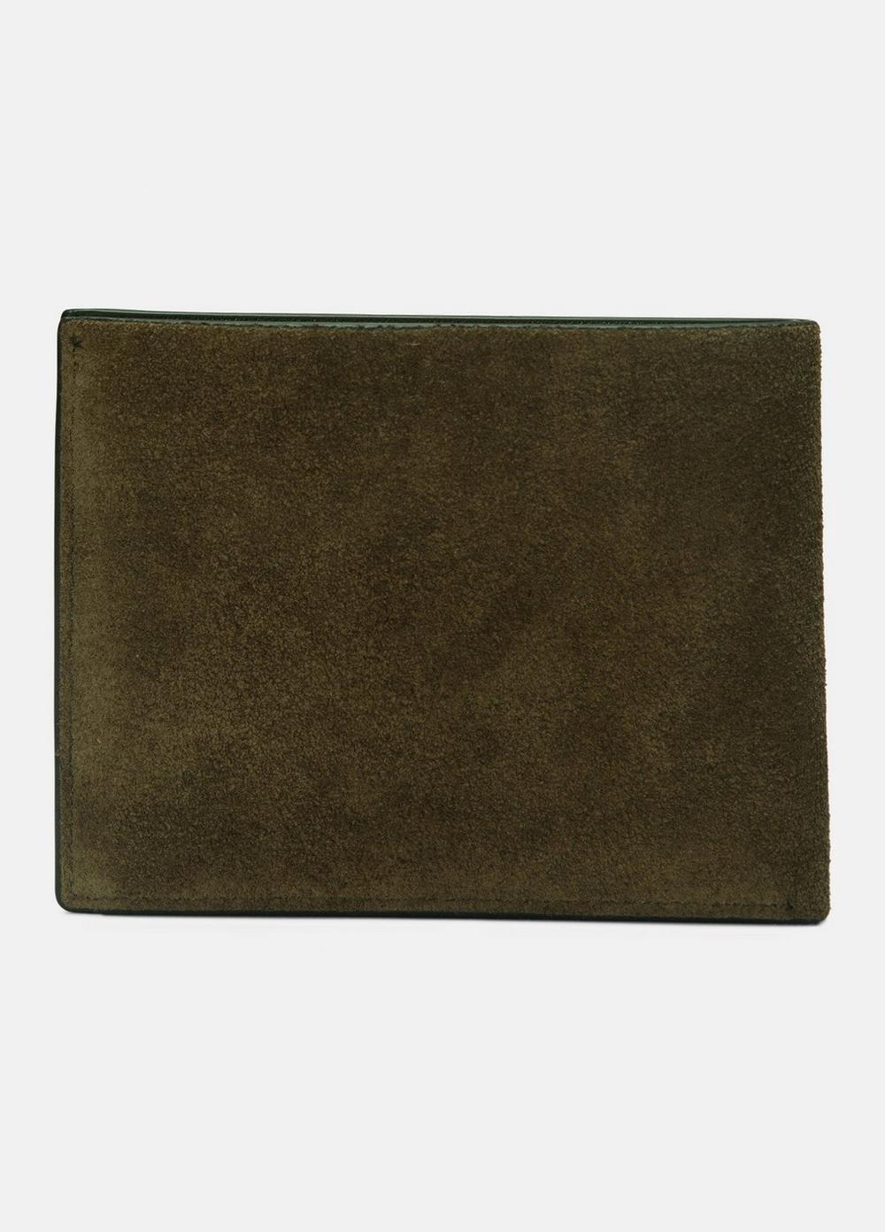 Vince Suede Bifold Wallet - Accessories
