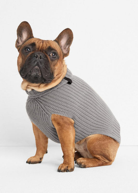 Vince Wool and Cashmere Shaker-Stitch Dog Sweater - Accessories