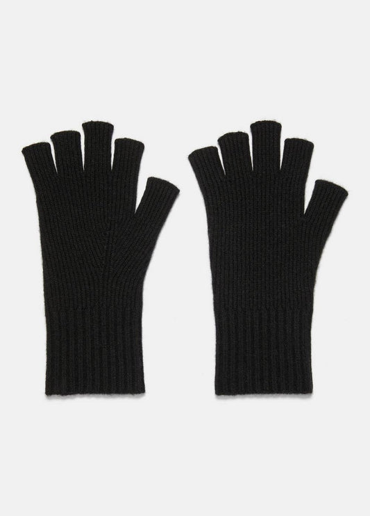 Vince Wool-Cashmere Rib-Knit Fingerless Glove - Accessories