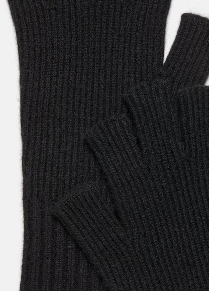 Vince Wool-Cashmere Rib-Knit Fingerless Glove - Accessories