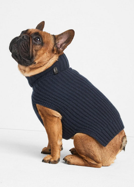 Vince Wool and Cashmere Shaker-Stitch Dog Sweater - Accessories