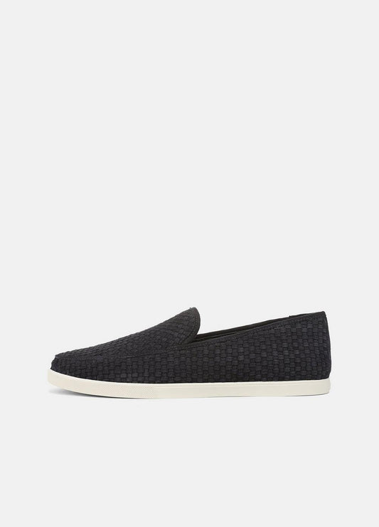 Vince Sonoma Woven Suede Loafer - Shoes