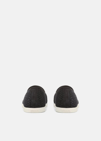 Vince Sonoma Woven Suede Loafer - Shoes