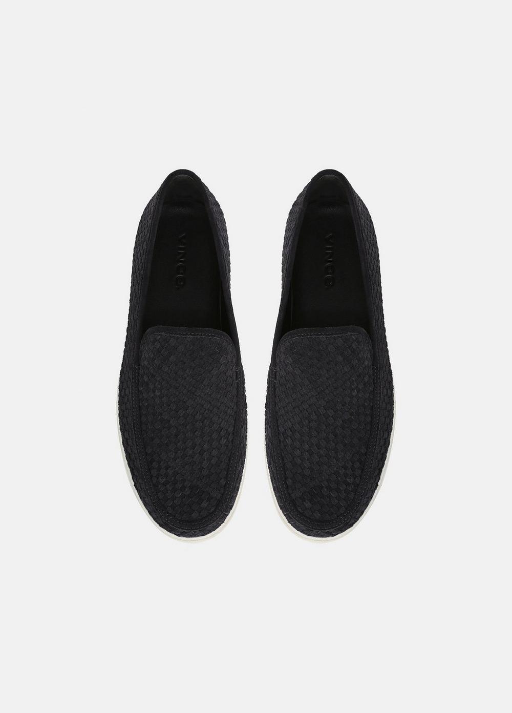 Vince Sonoma Woven Suede Loafer - Shoes
