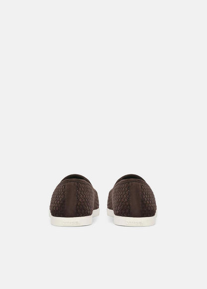 Vince Sonoma Woven Suede Loafer - Shoes