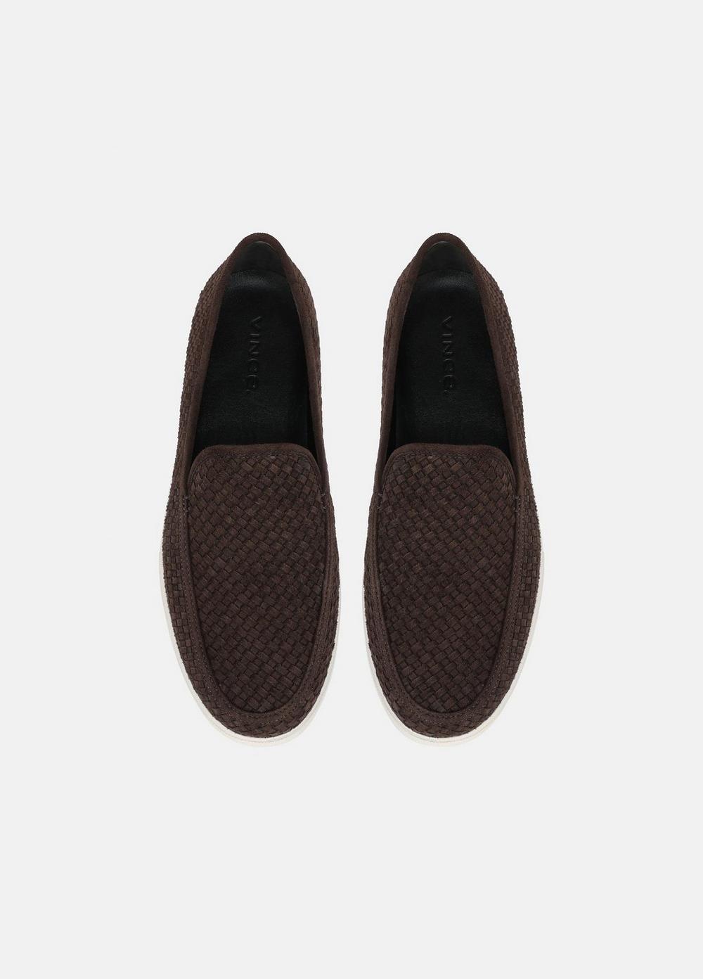 Vince Sonoma Woven Suede Loafer - Shoes