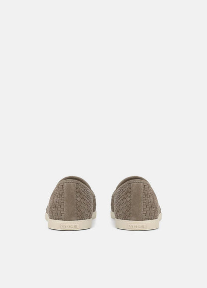 Vince Santino Woven Suede Loafer - Shoes