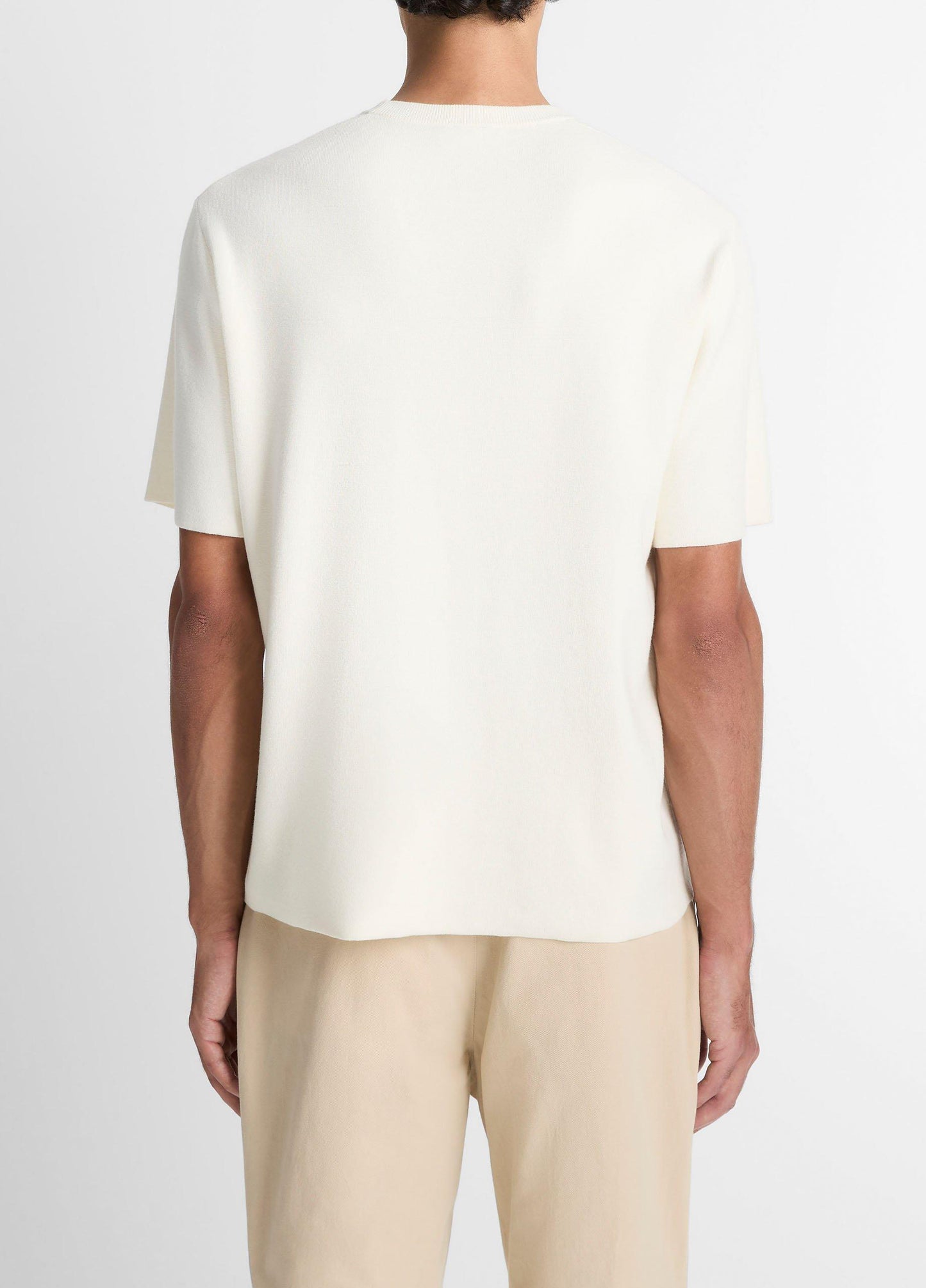 Vince Milano Short-Sleeve Crew Neck Sweater - Crew Neck