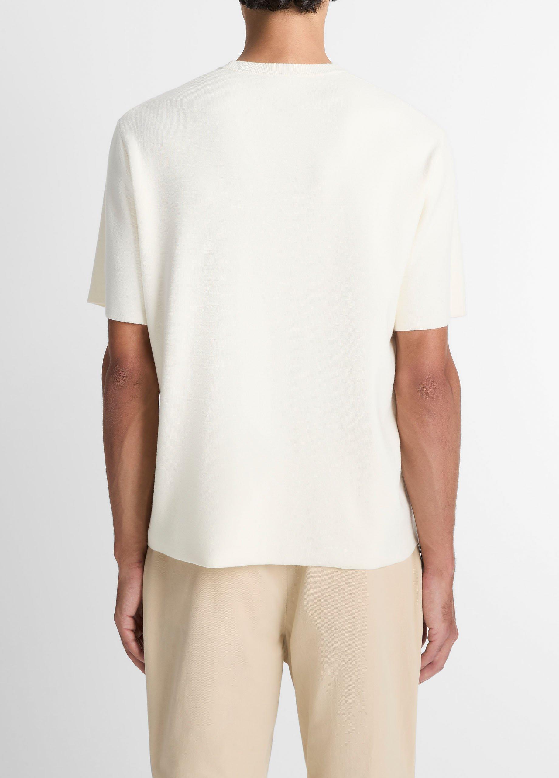 Vince Milano Short-Sleeve Crew Neck Sweater - Crew Neck